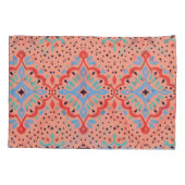 オリエンタルダマスク、タラベラ陶芸模様。 枕カバー (裏面)