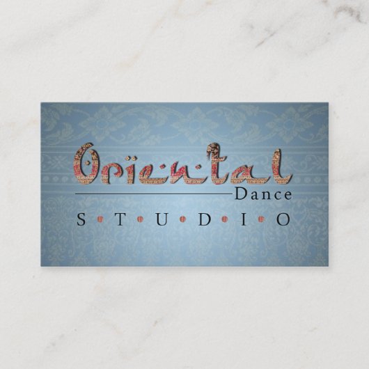 オリエンタルダンス – 名刺 (正面)