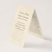 オリエンタルチベックールトタンカウスニサシタパトラ 名刺 (裏面)