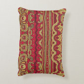 オリエンタルデコール:抽象芸術クローズアップ アクセントクッション (裏面(縦))