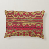 オリエンタルデコール:抽象芸術クローズアップ アクセントクッション (裏面)