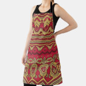 オリエンタルデコール：抽象芸術クローズアップ エプロン (インサイチュ)