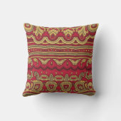 オリエンタルデコール：抽象芸術クローズアップ クッション (裏面)