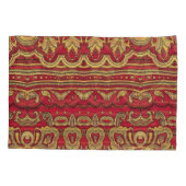 オリエンタルデコール:抽象芸術クローズアップ 枕カバー (裏面)