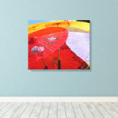 オリエンタルデザイン傘キャンバスプリント キャンバスプリント (インサイチュ (ウッドフロア))