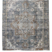 オリエンタルトルコのペルシャ絨毯 シャワーカーテン (正面)