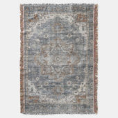 オリエンタルトルコのペルシャ絨毯 スローブランケット (正面縦)