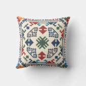 オリエンタルト伝統的ルコキリム模様 クッション (裏面)