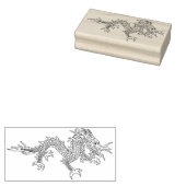 オリエンタルドラゴンアートスタンプ ラバースタンプ (押印)