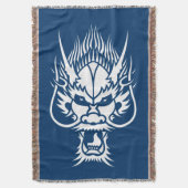 オリエンタルドラゴン スローブランケット (正面縦)