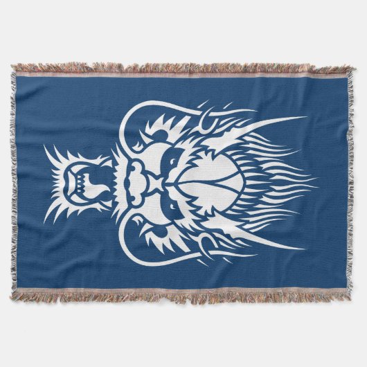 オリエンタルドラゴン スローブランケット (正面)