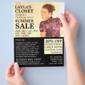 オリエンタルドレスウィメンズウェア広告ズ チラシ (手)