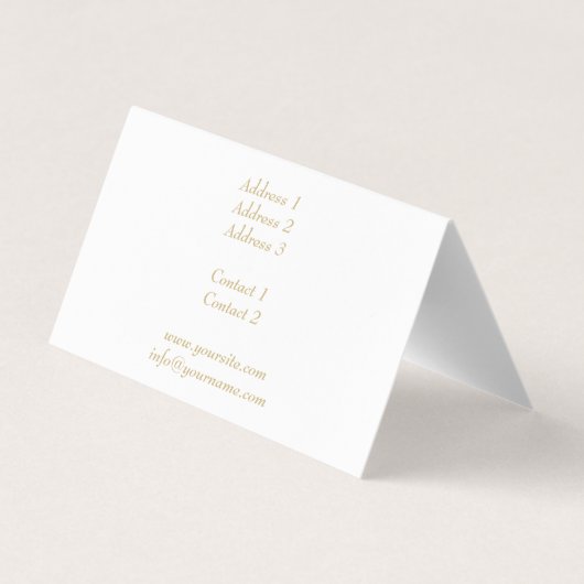 オリエンタルナイト – 名刺 (裏面)