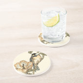 オリエンタルバード、ブランチに止まる コースター (側面)