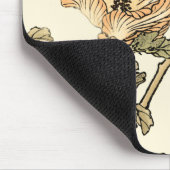 オリエンタルバード、ブランチに止まる マウスパッド (コーナー)