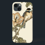 オリエンタルバード、ブランチに止まる iPhone 13ケース<br><div class="desc">このアートプリントは、枝に刺さったオリエンタルバードの鮮明なイメージを映し出す。その下には色彩精度の高いオレンジ色の花がある。オリエコンテンポラリーントアートのアートのプリントは伝統的インスパイアあなたの家の壁にキャラクターを追加する。</div>