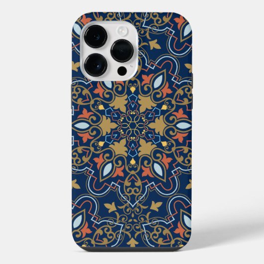 オリエンタルパターンフォン iPhoneケース (裏面)