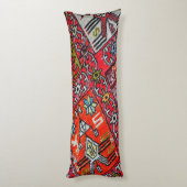 オリエンタルパーシアン、トルコ風デザイン、絨毯 ボディピロー (裏面 (縦))