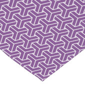 オリエンタルパープルホワイトアヤメ日本毘沙門模様 ショートテーブルランナー (コーナー)