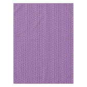 オリエンタルパープルホワイトアヤメ日本毘沙門模様 テーブルクロス (正面)