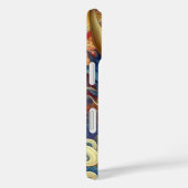 オリエンタルフラクタル抽象芸術オニデーモン顔 Case-Mate iPhoneケース (裏面 / 右)