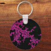 オリエンタルフローラさくらんぼは日本のキーチェーンを咲かせる キーホルダー (正面)