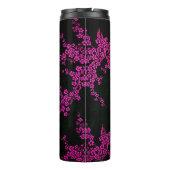 オリエンタルフローラさくらんぼ咲きブラックピンク タンブラー (裏面)