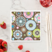 オリエンタルフローラルパターン紙ナプキンス スタンダードランチョンナプキン (インサイチュ)