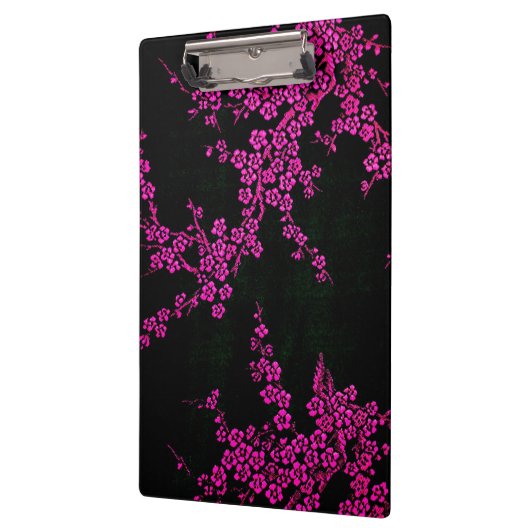 オリエンタルフローラ日本さくらんぼ咲きブラックピンク クリップボード (左)