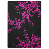 オリエンタルフローラ日本さくらんぼ咲きブラックピンク クリップボード (裏面)