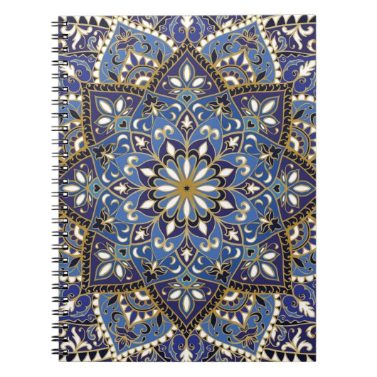 オリエンタルフローラ:ヴィンテージカーペット ノートブック (正面)