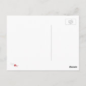 オリエンタルブライトムーン鳥の禅のアーモダント ポストカード (裏面)