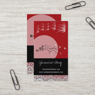 オリエンタルブライトムーン鳥の禅のアーモダント 名刺