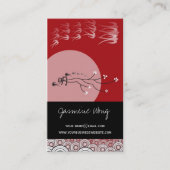 オリエンタルブライトムーン鳥の禅のアーモダント 名刺 (正面)