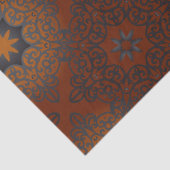 オリエンタルブラックブラウン赤アラベスクグラデーションデクページ 薄葉紙 (詳細)