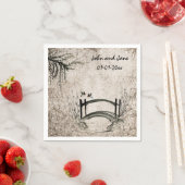 オリエンタルブリッジテーマ スタンダードカクテルナプキン (インサイチュ)