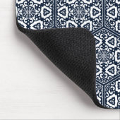 オリエンタルブルーオットマントルコのトレーサリーベクターアート マウスパッド (コーナー)