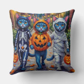 オリエンタルブルーキャッツのトリックオアトリートハロウィーン クッション (裏面)