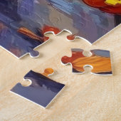 オリエンタルブルーキャッツのトリックオアトリートハロウィーン ジグソーパズル (側面)