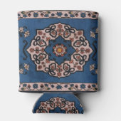 オリエンタルブルーペルシャ語、トルコ風パターンカーペット 缶クーラー (裏面)