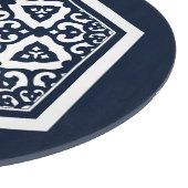 オリエンタルブルーホワイトオスマン帝国トルコのトレーサリーアート カッティングボード (角)