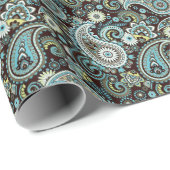 オリエンタルペイズリーヴィンテージシームレスパターン ラッピングペーパー (ロールコーナー)