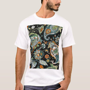 オリエンタルペイズリー伝統的:トルコのモチーフ。 Tシャツ
