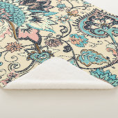 オリエンタルペイズリー:様式化されたテキスタイルエレガンス。 シェルパブランケット (3/4)