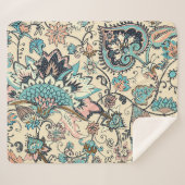 オリエンタルペイズリー:様式化されたテキスタイルエレガンス。 シェルパブランケット (正面(横))