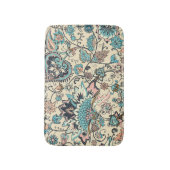 オリエンタルペイズリー：様式化されたテキスタイルエレガンス。 バスマット (正面縦)