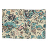 オリエンタルペイズリー：様式化されたテキスタイルエレガンス。 枕カバー (裏面)