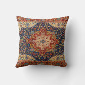 オリエンタルペルシャのトルコのカーペットパターン クッション (裏面)