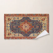 オリエンタルペルシャのトルコのカーペットパターン バスタオルセット (ハンドタオル)