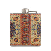 オリエンタルペルシャのトルコのカーペットパターン フラスク (裏面)